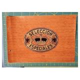 Vintage Seleccion Especiales Cigar Box Label - Woo