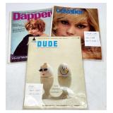 Vintage Lot of 3: Dapper, Cavalier, The Dude Men