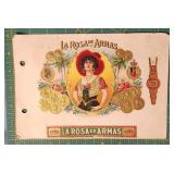 Vintage La Rosa de Armas Cigar Label - 1911 Lithog
