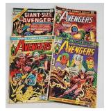 Marvel Avengers Comic Book Lot - #115, #128, #129
