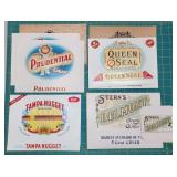 Vintage Cigar Box Labels & Tops - Prudential, Quee