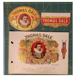 Vintage Thomas Dale Cigar Labels & Band - American