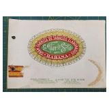 La Flor de Soto Cigar Label Proof Sheet - Vintage