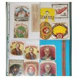 Vintage Cigar Labels - Walt Whitman, Silver Prince