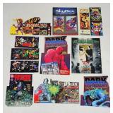 Vintage Uncut Trading Card Sheets - Skybox, Topps,