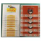 Vintage Royal Banner & Red Tips Cigar Box Labels -