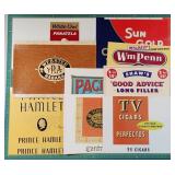 Vintage Cigar Box Labels - White Owl, Webster, Pri