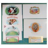 Vintage Cigar Label Art Prints - Set of 6