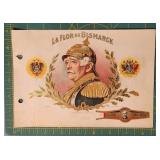 Antique La Flor De Bismarck Cigar Label - 1896 Lit
