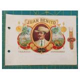 Juan Benito Tabacos Cigar Label - 1911 Lithograph