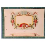 Vintage 1905 Cigar Label Advertising Sample Sheet