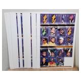 Uncut Authentic Autograph Racing Cards Sheet - 11"