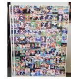 1991 Topps Baseball Cards Uncut Sheet - 29" x 40"