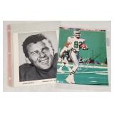 Len Dawson & Victor Bailey Signed 8x10 Football Ph