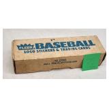 1987 Fleer Baseball Logo Stickers & Trading Cards