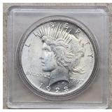 1923 Peace Silver Dollar - Encapsulated