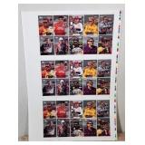 1996 Classic Marketing NASCAR Uncut Trading Card S