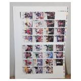 1996 Pinnacle Summit Uncut Sheet - Hockey, Footbal