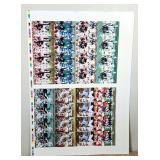 Uncut Football Trading Card Sheet - Plunkett, Brad