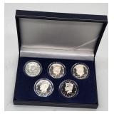 Kennedy Half Dollar Coin Set - 1974, 1980, 1993, 1