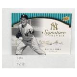 Whitey Ford Signed UD Card