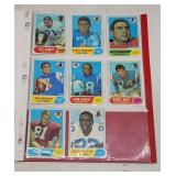 (8) 1967 Topps Football Cards