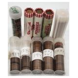 US Pennies Lot - 1919, 1938, 1940, 1942, 1951 - Ro