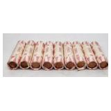 Set of 9 Rolls of Pennies - Vintage 1982/1983 Coin