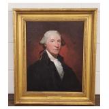 George Washington Oil Painting After Stuart Vaughn