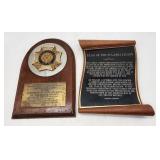 Ladies Auxiliary VFW & Pulaski Legion Commemorativ
