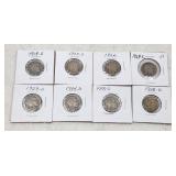 (8) Buffalo Nickels: 1918-S 1920-S 1926 1928-S +