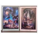 Cao Yong Framed Prints - Freedom & We the People -