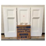 Mustee Durabase Fiberglass Shower Floor & 3 Wall P