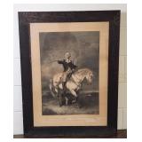 Antique G. Washington Print - Framed