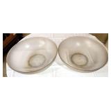 Vintage Light Diffusing Bowls - 9.25" - Set of 2