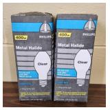 Philips 400W Metal Halide Mogul Base Light Bulbs -
