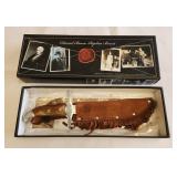 Daniel Boone Replica Bowie Knife - Walnut Handle,