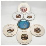 Fenton & Hudson Pottery Bicentennial Decorative Pl