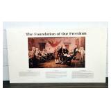 The Foundation of Our Freedom Framed US Constituti