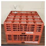 Martini Glasses (50) & Champagne Flutes (25) Racks