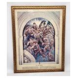 Nils Hogner "The Four Chaplains" Framed Print -