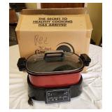 GreenPan Red Multi-Cooker w/ Grill, Roast Rack, St