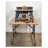 Ryobi Router Table on Folding Table - 18x16 inches