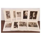 Set of 8 Early American Charters & Historical Even