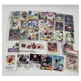 Football Cards Lot: Rookies, Autographs, Jersey Ca