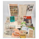 Vintage Ephemera Lot - Ads, Pretty Miss Hair Net,