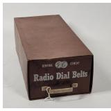 Vintage General Cement Radio Dial Belts Assortment