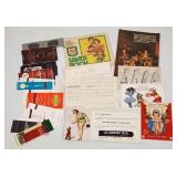 Vintage Ephemera Lot: S&H Green Stamps, Postcards,