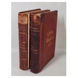 Antique Voyages and Travels Illustrated Book Set -