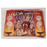 Vintage 1940 Veda The Magic Answer Man Board Game